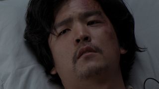 John Cho crying on Grey's