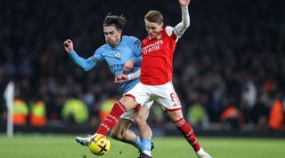 Manchester City vs Arsenal Jack Grealish vs Martin Odegaard