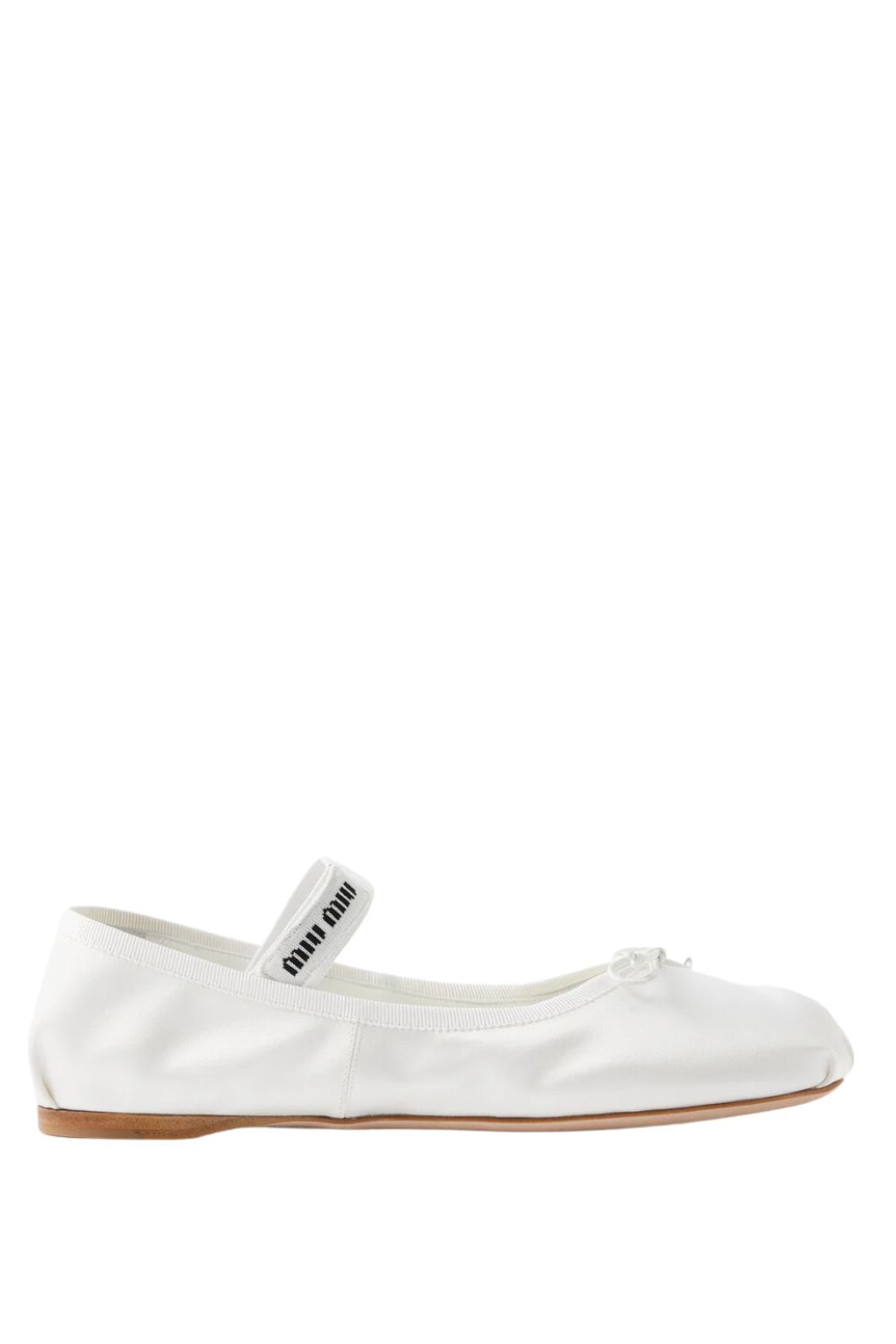 best ballet pumps: MIu Miu Satin ballet flats