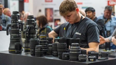 Nikon lenses at The Photography & Video Show
