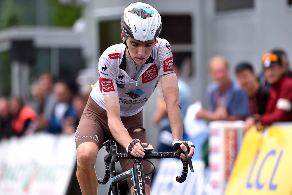 Romain Bardet at the stage 6 finish.