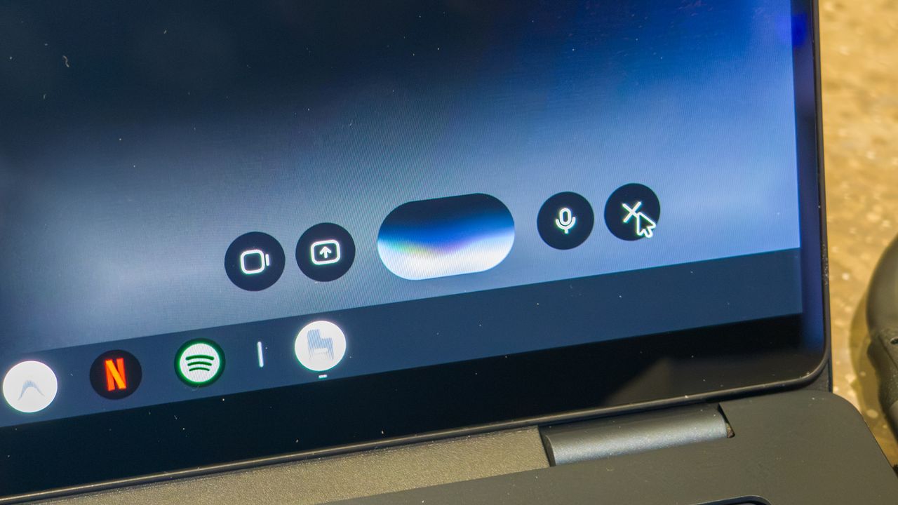 Gemini Live on a Googlebook