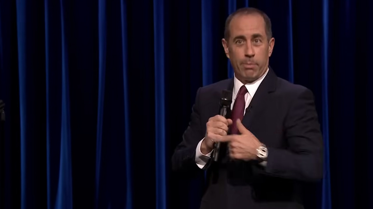 Jerry Seinfeld doing standing