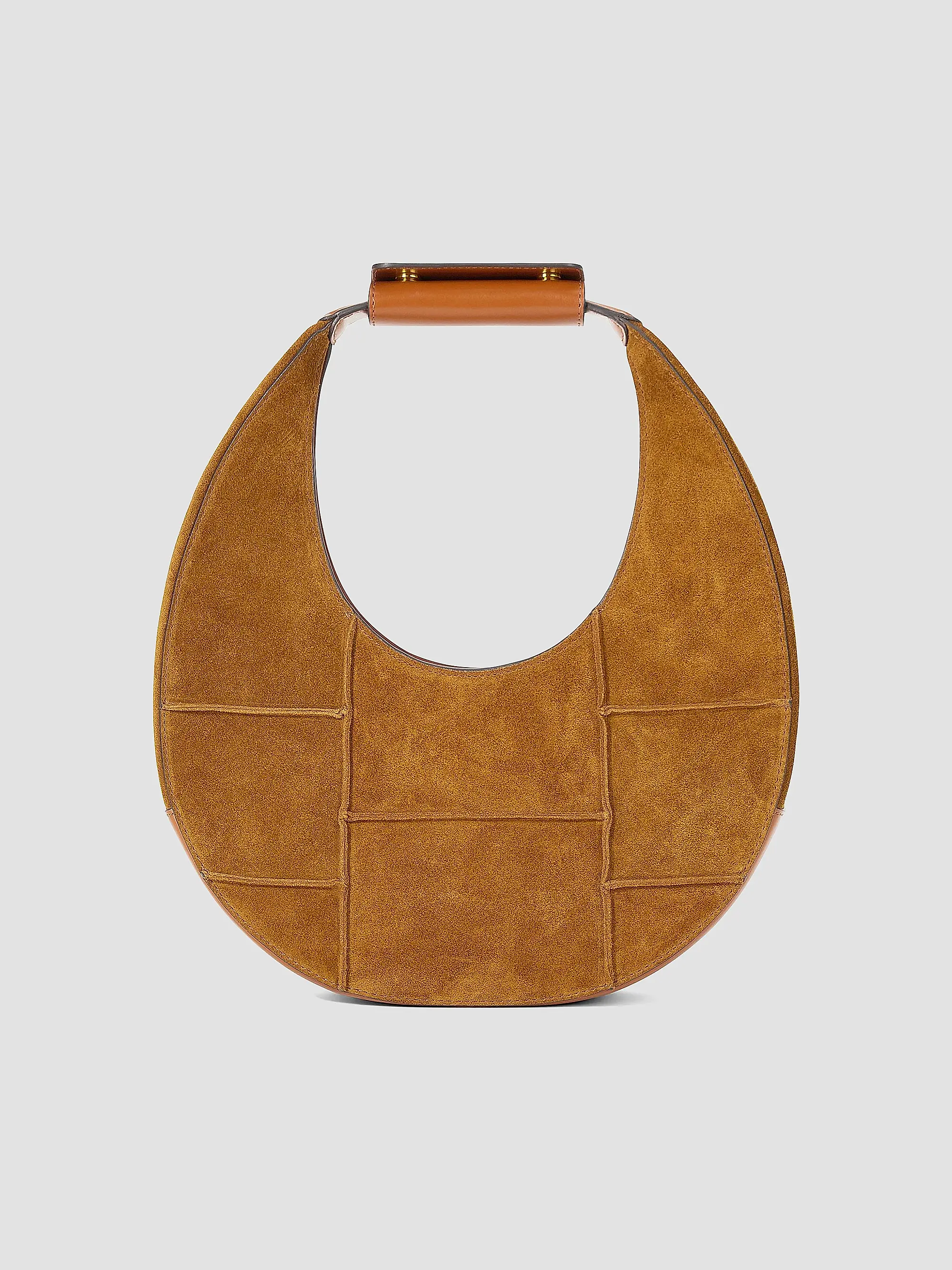 Moon Suede Shoulder Bag