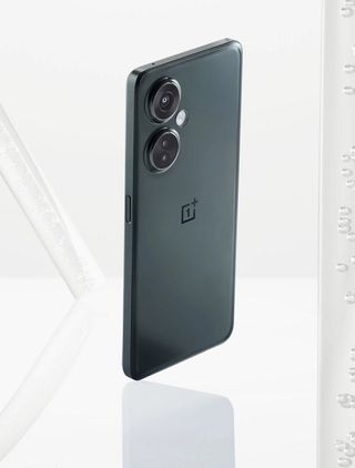 The back of the OnePlus Nord N30 5G in Chromatic Grey.