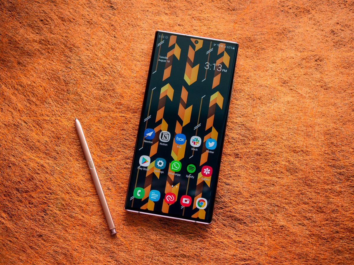 Samsung Galaxy Note 20 Ultra screen