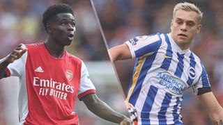 Bukayo Saka of Arsenal and Leandro Trossard of Brighton could both feature in the Arsenal vs Brighton live stream