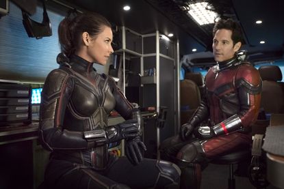 Evangeline Lilly and Paul Rudd.