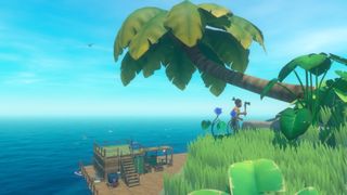 Raft cheats: An Explorer Sitting Under a Palm Tree