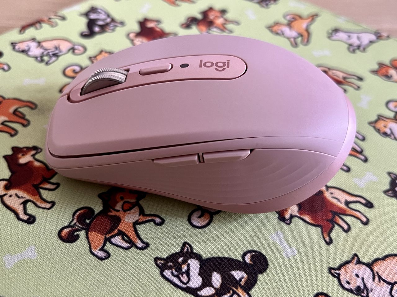 Logitech Mx Anywhere 3 Rose Side