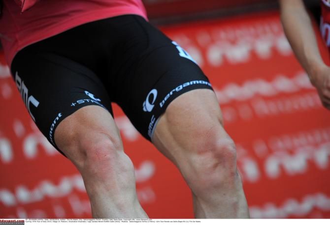 Cadel Evans' legs