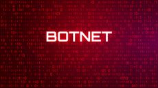 Botnet on a red background