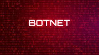 Botnet on a red background