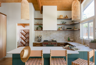 Retro mid-century modern style kitchen