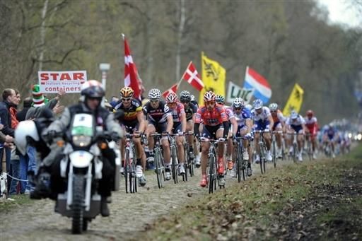 The pave' may have been dry but the fields were heavy with mud.