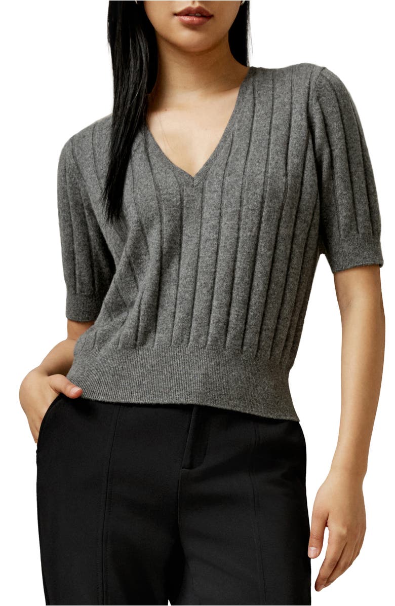 V-Neck Cashmere T-Shirt