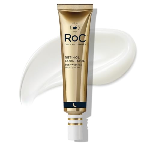 Roc Retinol Correxion Deep Wrinkle Night Cream, 1.0 Oz With Mineral Complex