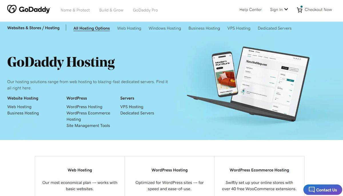 GoDaddy hosting review Tom's Guide