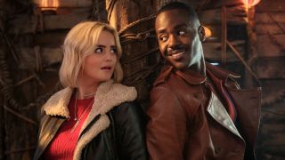 Doctor Who - Christmas 2023 - Picture Shows: The Doctor (Ncuti Gatwa) and Ruby Sunday (Millie Gibson)