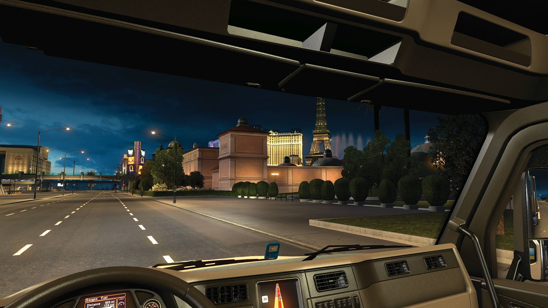 Why I Love Driving At Night In American Truck Simulator Pc Gamer