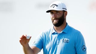Jon Rahm competing in round two of the FedEx Cup Tour Championship in Atlanta