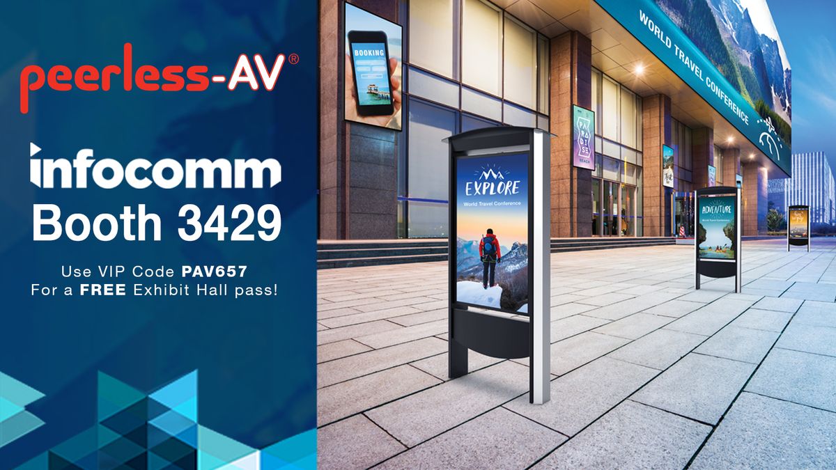 Peerless-AV InfoComm 2019 Booth 3429