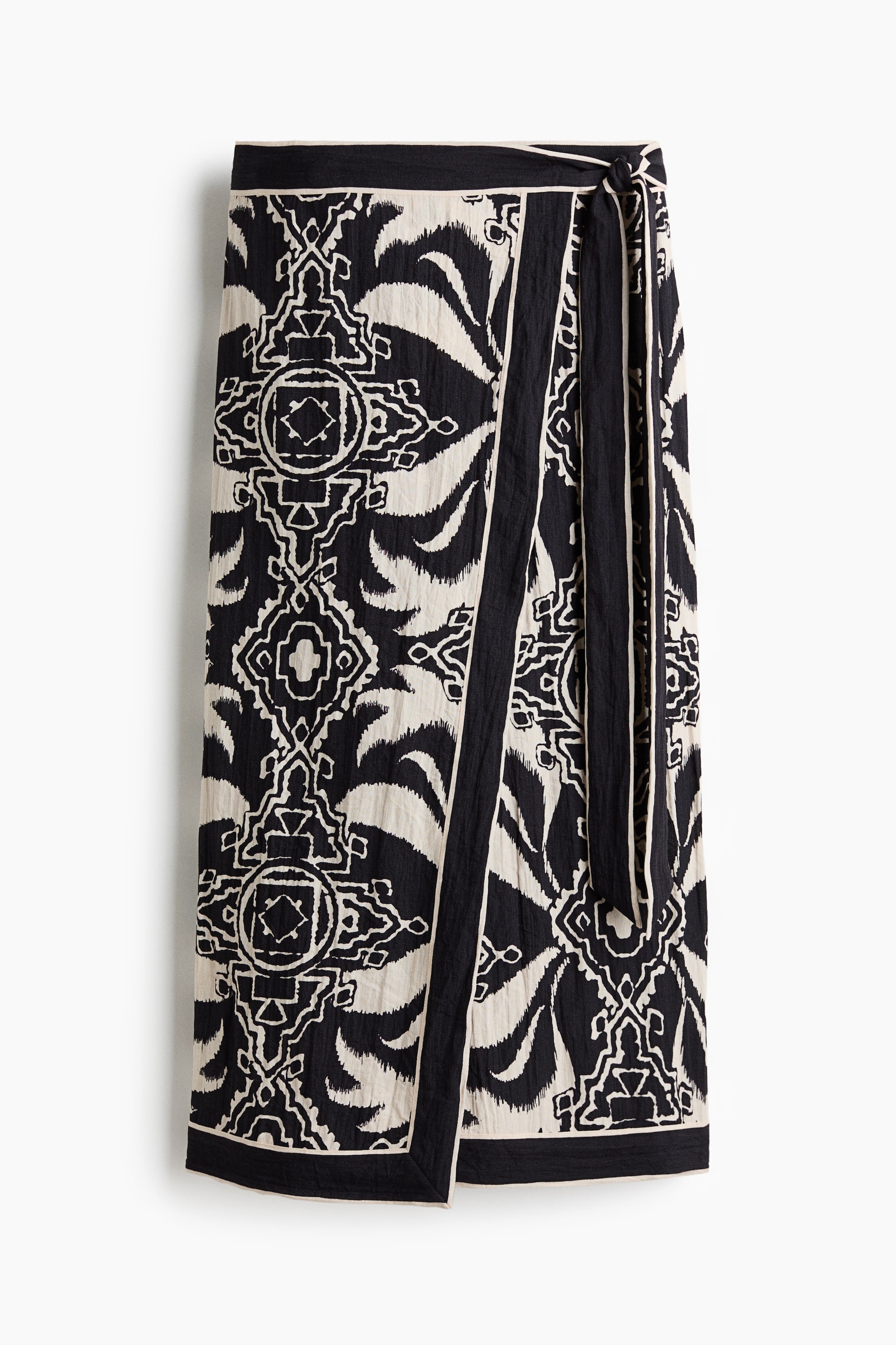 Printed Wrap Skirt