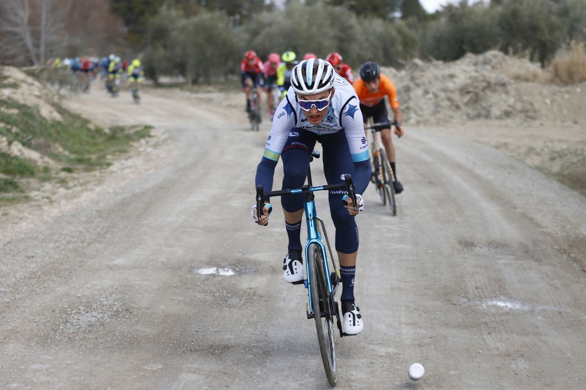 Clasica Jaen Paraiso Interior 2022 - 1st Edition - Baeza - Ubeda 187,8 km - 14/02/2022 - Yevgeniy Fedorov (KAZ - Astana Qazaqstan Team) - photo Luis Angel Gomez/SprintCyclingAgency&Acirc;&copy;2022