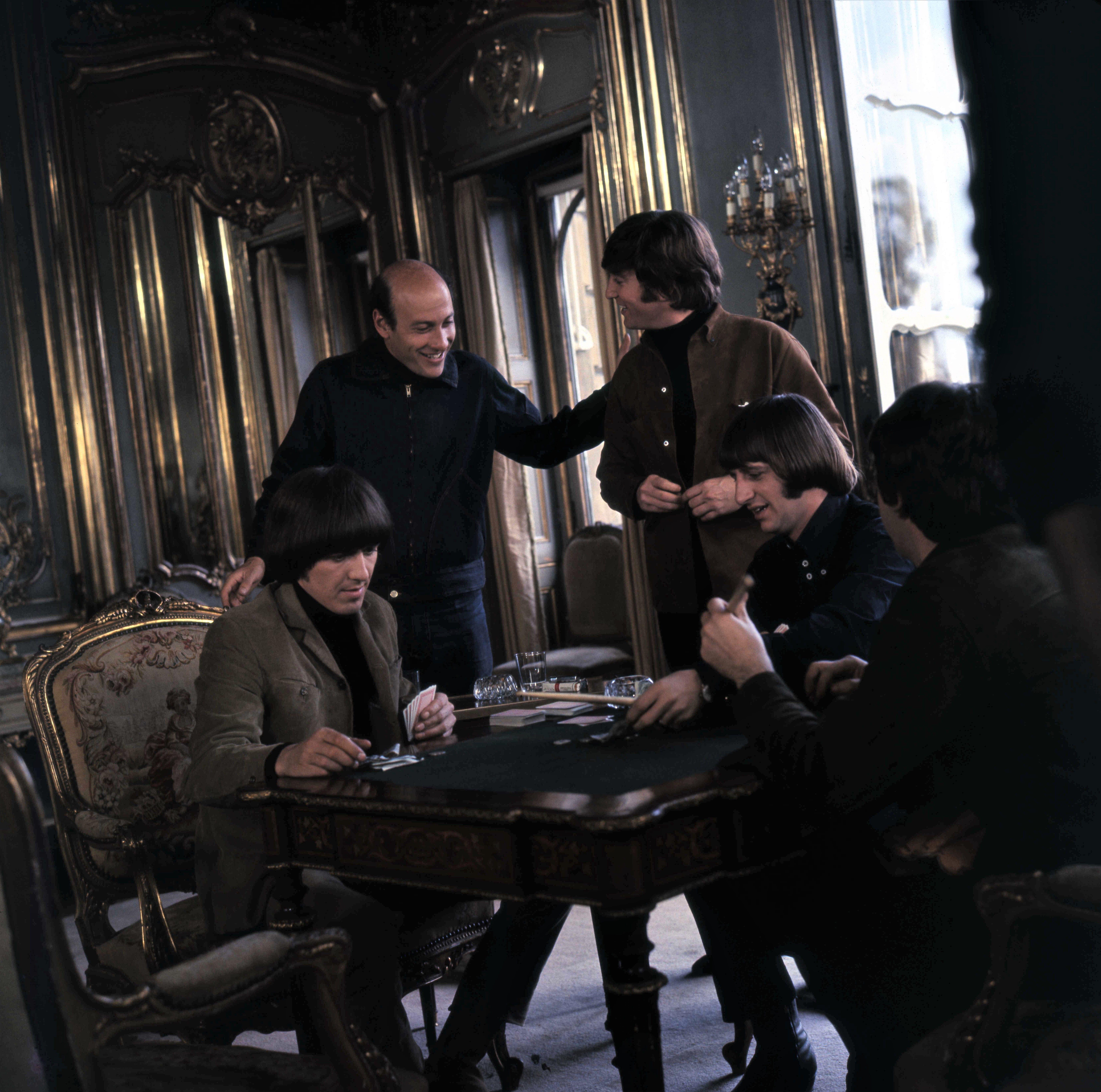 The Beatles filming inside Cliveden House