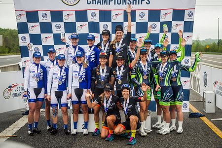 The top three for the women's field