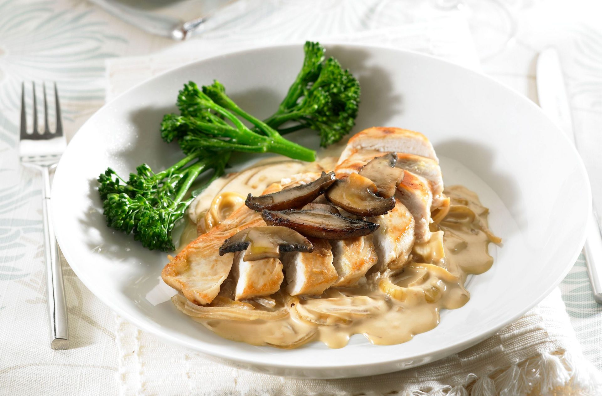 Chicken with mushrooms in a Madeira sauce Dinner Recipes GoodtoKnow