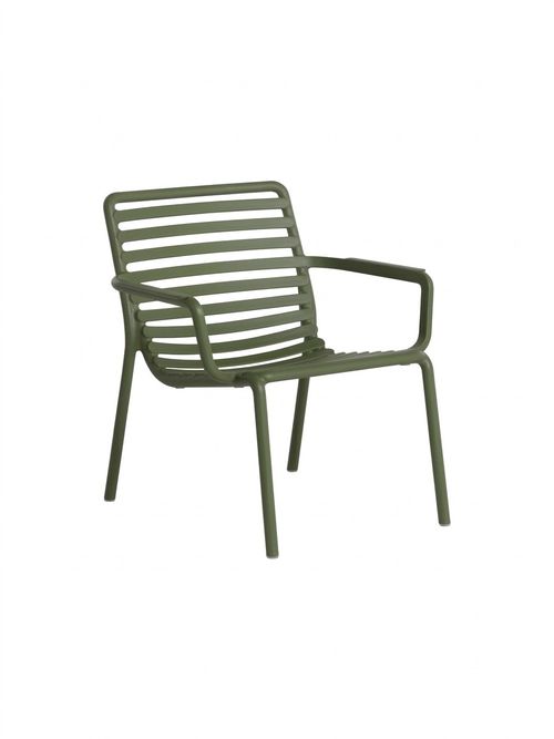 Cassis Green Recyclable Plastic Garden Chair