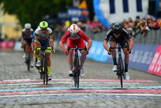 Giro d'Italia 2021 - 104th Edition - 15th stage Grado - Gorizia 147 km - 22/05/2021 - Nikias Arndt (GER - Team DSM) - Simone Consonni (ITA - Cofidis) - photo Dario Belingheri/BettiniPhoto©2021