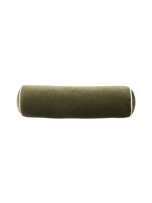 Classic Cotton Velvet Bolster Pillow