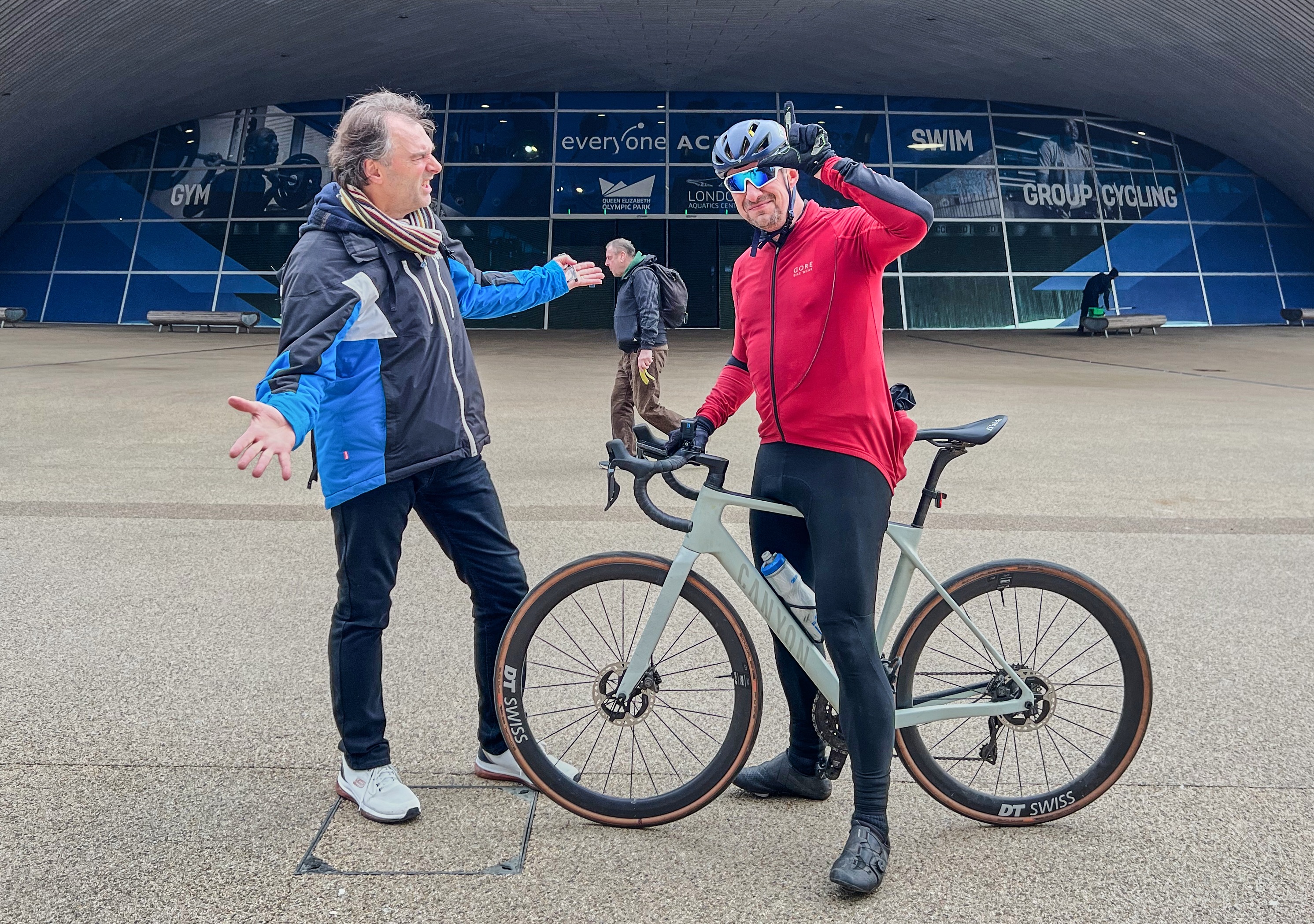 Stephen Shrubsall riding through London