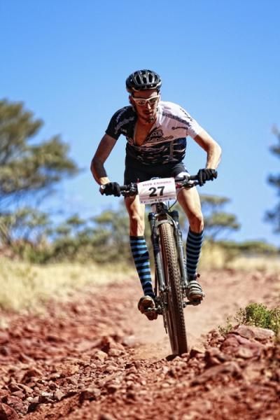 Tall socks may be the key to the Ingkerreke Commercial MTB Enduro