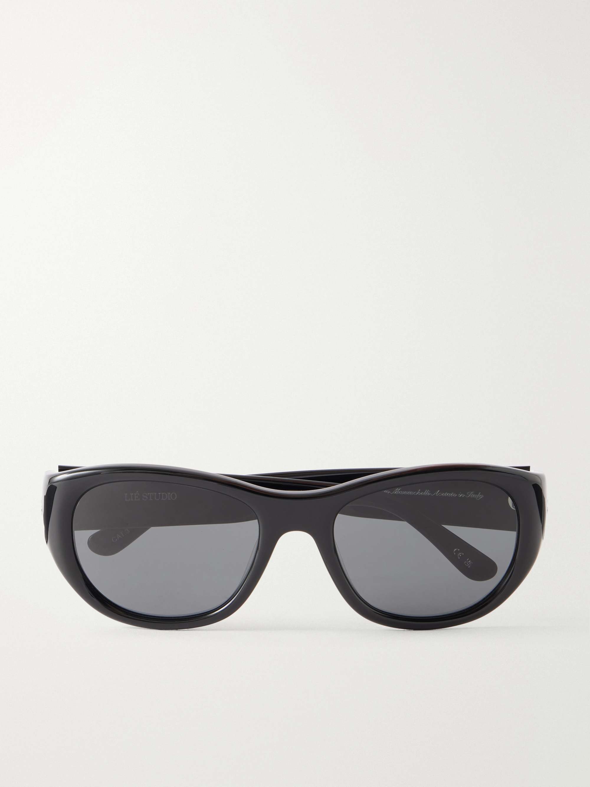 Lee Oval-Frame Acetate Sunglasses