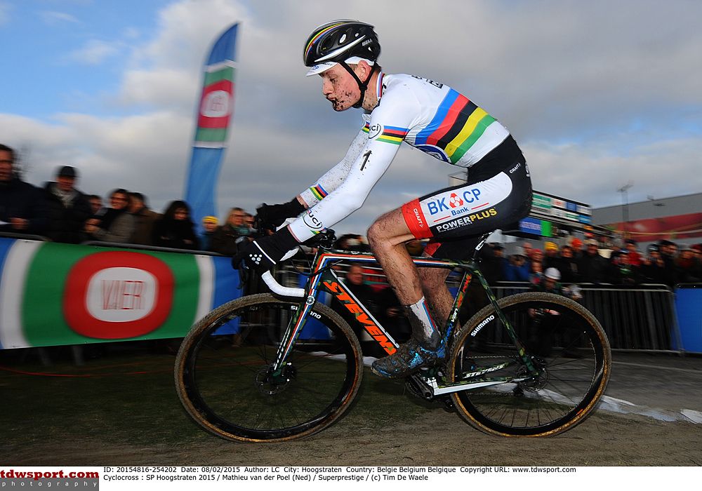 New world champion Mathieu van der Poel's (BKCP-Powerplus)