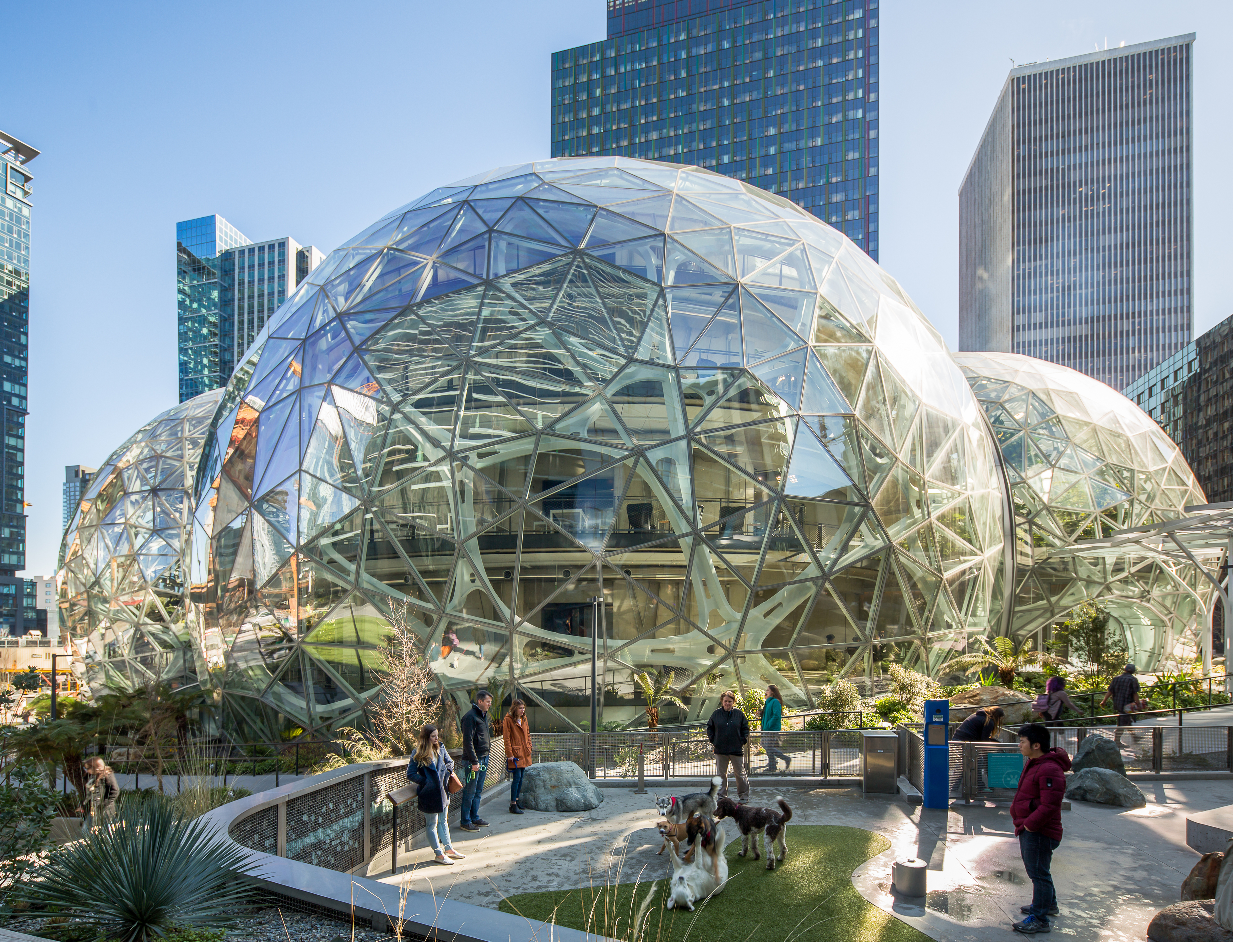 03_NBBJ_Amazon Spheres - Photo by Sean Airhart NBBJ