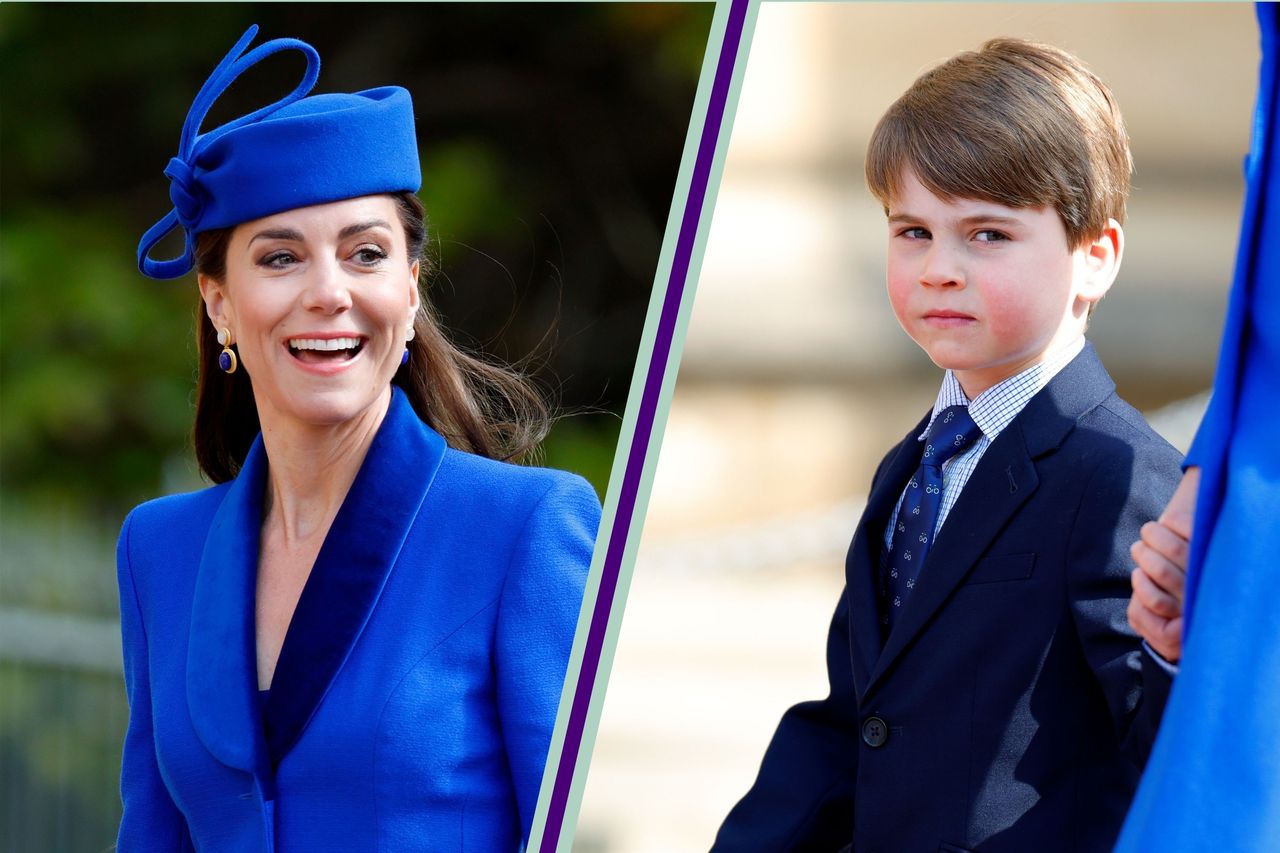 Kate Middleton and Prince Louis