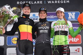 Amy Pieters (Wiggle High5) wins Dwars door Vlaanderen Elite Women