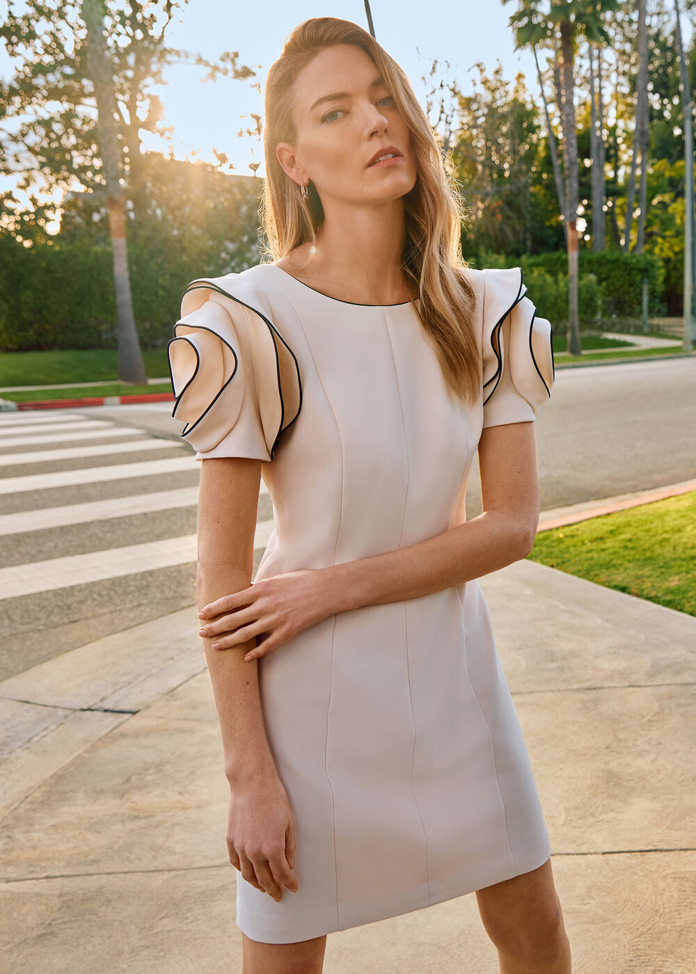 Joy Ruffle Mini Dress