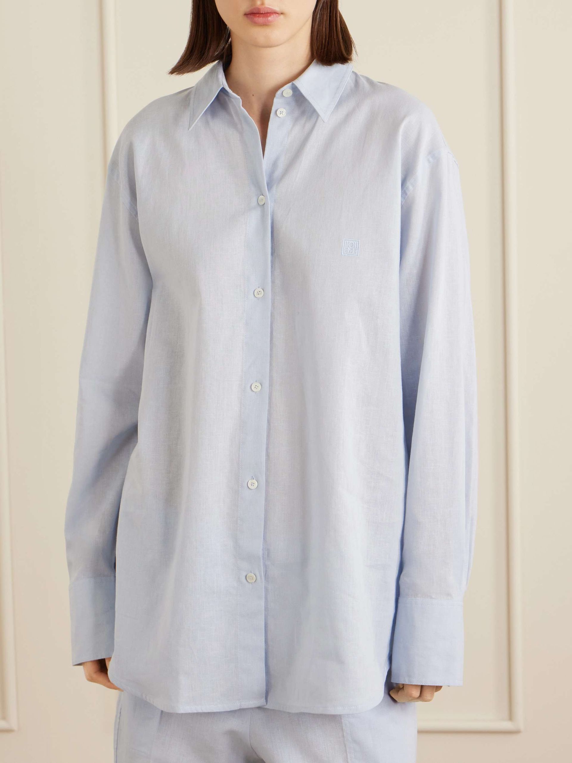 Cotton and Linen-Blend Shirt