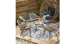 B&Q Garden Furniture - Apolima Garden Sofa