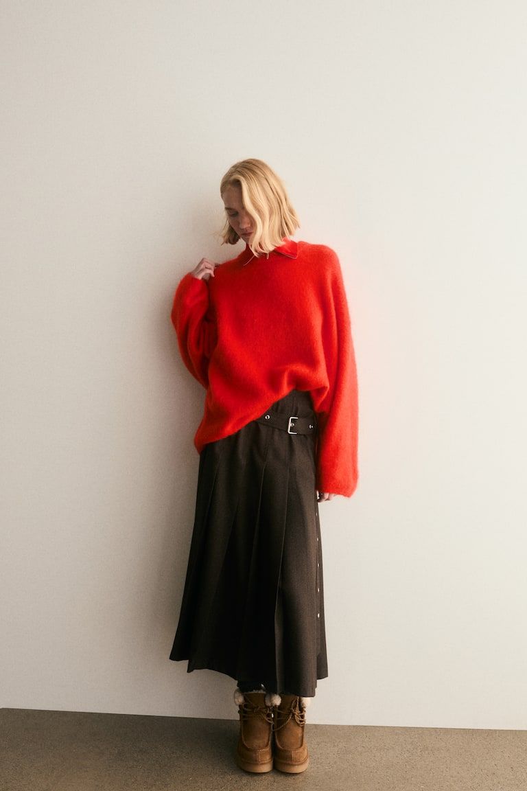 Oversized Mohair-Blend Sweater
