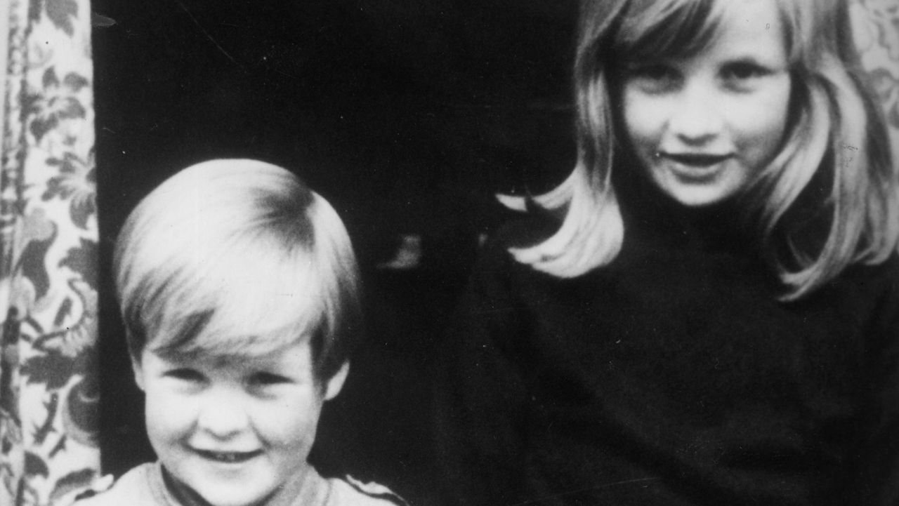 1968 lady diana spencer 1961 1997 diana princess of wales with her brother charles, viscount althorp, earl spencer at their home in berkshire photo by central pressgetty images