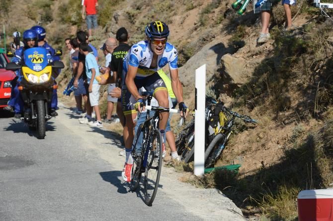 Nicolas Roche (Saxo-Tinkoff) on his way to seventh on the stage