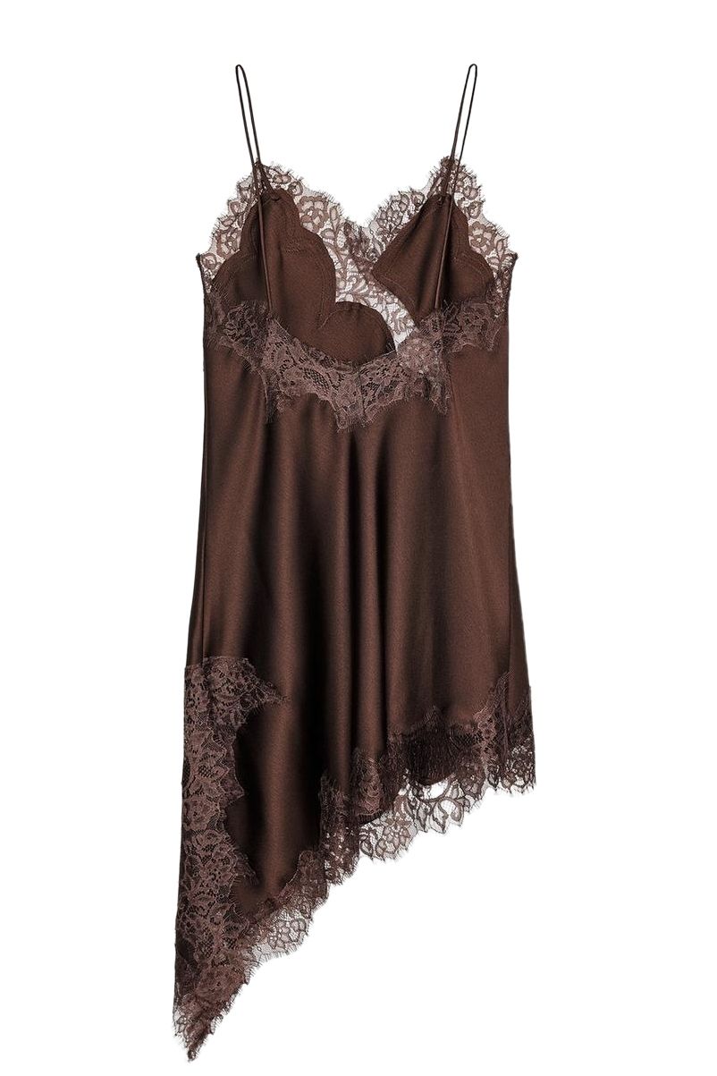 Lace Trimmed Casual Dress
