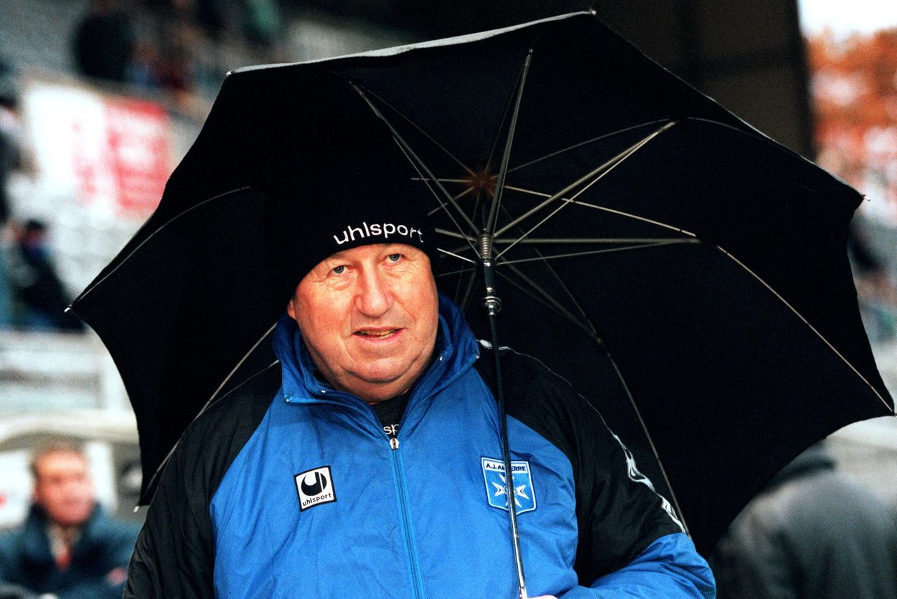 Auxerre manager Guy Roux, 1999