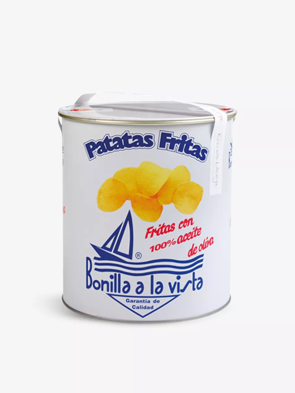 Olive Oil and Sea Salt Crisps Tin 500g